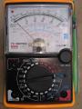 Analog Multimeter Plastic Gauge Shell Ac D/C Volt Ohm Current Testing Voltmeter Ammeter Ohmmeter Analog Multimeter Tester Meter Analog Multimeter Electrical Pointer Multitester. 