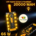 66W Super Fast Charge Power Bank 20000mAh Portable External Battery Fast Charger For iPhone Samsung Xiaomi Auxiliary Battery New 66W Super Fast Charge Power Bank 20000mAh Portable External Battery Fast Charger For iPhone Samsung Xiaomi Auxiliary Batt. 