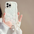 White Case Cute Bear Cover with Chain for iPhone 16promax/14/14pro/14plus/14promax/13 Pro Max / 12 Pro / 11 Pro Max / XR / XS Max. 