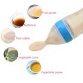 New Imported Original Silicone Baby Food Dispensing Spoon, Baby Feeding Bottle with Rice, Cereal Feeding Spoon, Infant Feeding Spoon. 
