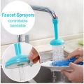 2 in 1 Silicone Kitchen Pressure Shower Foam Splash Faucet Water-saving Filter Shower Rotating Spray Regulator Tap Valve for Kitchen Bathroom Accessories. 