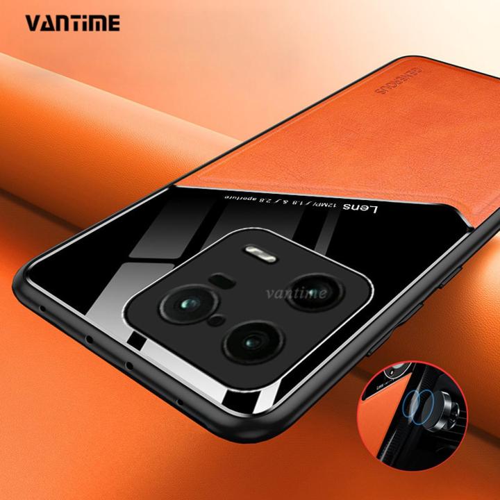 Vantime for Xiaomi 13 Pro Case Hybrid Slim Magnetic Attraction Phone Cover