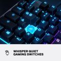 SteelSeries Apex 3 TKL RGB Gaming Keyboard Tenkeyless - Water & Dust Resistant - 64831 - US English. 