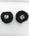 Stylish Alloy Black Rose Earrings For Her. 