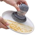 Kitchen Soap Dispensing Palm Brush Washing Liquid Dish Brush Soap Pot Utensils with Dispenser Cleaning bathroom cleaning tools. 