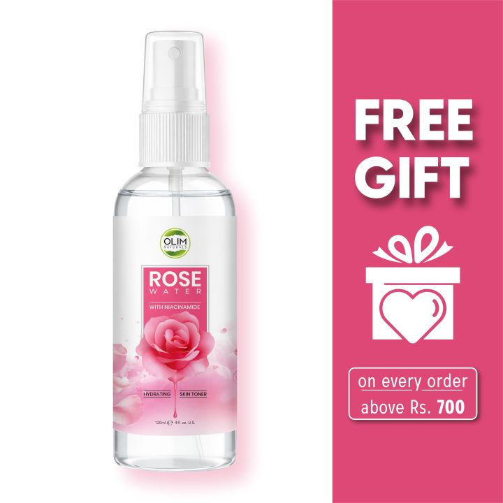 Rose Water Face Mist | Olim Naturals Hydrating & Soothing Rose Water