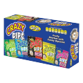 JoJo Crazy Dips Box Mix Flavors (12 Pieces) with Candy Dipstick. 