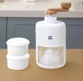 Manual Ice Shaver Household Small Ice Crusher Mini Shaved Ice Milkshake Machine Portable Hand-cranked Smoothie Machin. 