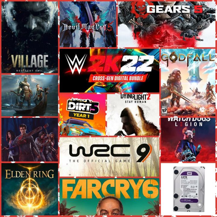Hard Drive Full Games 2021,2022 Mix Brand (500,1tb,2tb,4tb,6tb,8tb)