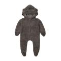 Newborn Baby Girl Boy Fuzzy Clothes Hooded Romper Bodysuit Jumpsuit Outfit 0-24M. 