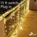 Artificial bail fairy lights string for home, office, wedding, function decoration 15 ft long, Fairy Light With Bails Switch Operated and Available in different shapes of leaves. 