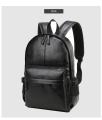 Pu Leather College Bag for Boys & laptop Backpack (Black & Coffee color ). 