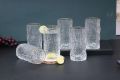 Pure glass water set of 6 - Drinkware elegant glass set- glassware set. 