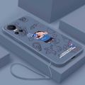 OPPO Reno 10 Pro 5G reno10 Pro+Plus Crayon Shin-chan Soft Phone Case Cartoon Straight Liquid Silicon Cover Casing. 