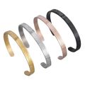 6mm Ayatol Kursi sleeve bracelet carved stainless steel opening adjustable bracelet men woman gifts. 