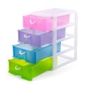 3-4-5 Drawer Stackable Storage Cabinet  Multipurpose Organizer for Makeup, Cosmetics, Bathroom Accessories & Home Storage. 
