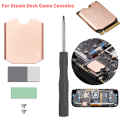 SSD Copper Heatsink Rust-proof Cooling Thermal Pad Polished Heat Sink Sheet for Steam Deck M.2 2230 for Steam Deck Game Consoles. 