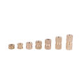 wood screw assortment-1 x Box of M3 Knurl Insert Nuts(included 150pcs)-Gold. 