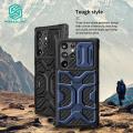 Nillkin Camera Sliding Cover Protective Case for Samsung Galaxy S22 Ultra Phone Case Fashion Outdoor Anti-fall Airbag Shockproof 3D Stereo Back Cover. 