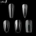 Monja 120pcs Extension Acrylic Full False Nails Tips Square Coffin Almond Stiletto Oval Long Tips DIY Artificial Manicures. 