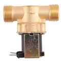 1/2 inch Ac 220V Normally Closed Brass Electric Solenoid Magnetic Valve for Water Control Chemical Liquid Industry Pumps. 