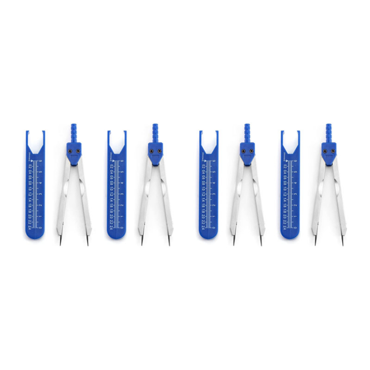 EKG ECG Caliper Electrocardiogram Divider, 4 Pack Measuring Tool ECG Calipers for Electrocardiogram Drafting Divider