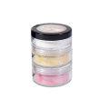 3 Color HD Pure Mineral Matte Finish Fixing Loose Face & Body Shimmer Shine Powder For Makeup - Trendy Color Shiner Highlighter Make up Palette Kit Cosmetic. 
