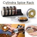 6 pcs Spice Rack Masala Jar Seasoning Cans Kitchen Cylindra Spice Rack Condiment Bottles. 