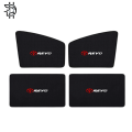 Toyota Hilux Revo Rocco 2017-2024 Sunshades | Custom Fit Side Window Shades with Logo | Heat Protection | 4 Pcs Set Pakistan. 