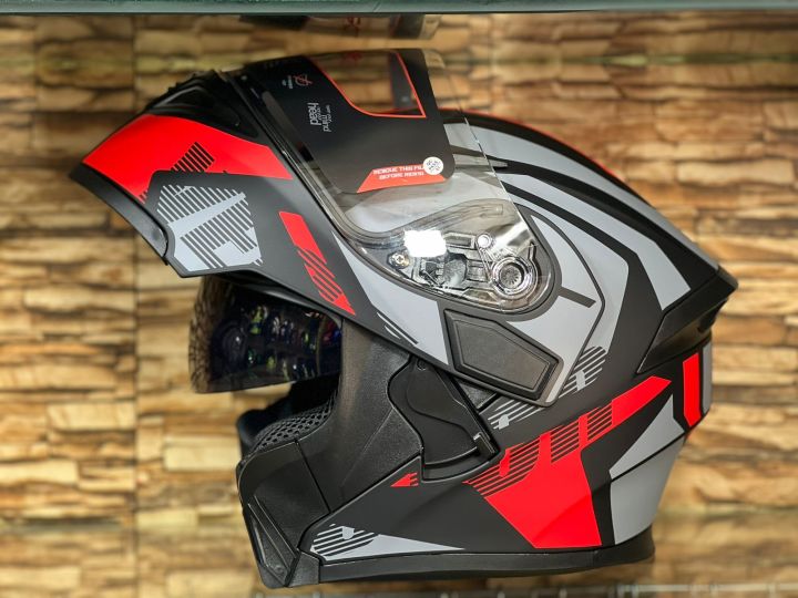 HELMET VECTOR VT-254 FLIPUP - DUAL VISOR - DOT APPROVED