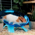 Pet Hamster Flying Saucer Exercise Squirrel Wheel Hamster Mouse Running Disc. 