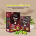 HEMANI Hair Henna Color (60g)  6 Applications, Colors in 20 Minutes - Herbal Based Henna   (Black, Burgundy, Brown, Chestnut, Dark Brown, Red). 