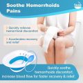 Sitz Bath for Hemorrhoids  Sitz Bath for Toilet Seat  Postpartum Care  Yoni Steam Seat for Women  Collapsible Flusher Hose Drain Holes  Wider Seating Area, Deeper Bowl. 