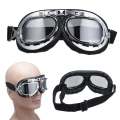 【Atoztide KKK Store】Motorcycle Retro Vintage Goggle Eyewear Goggle Glasses Protection Motocross Scooter Bike. 