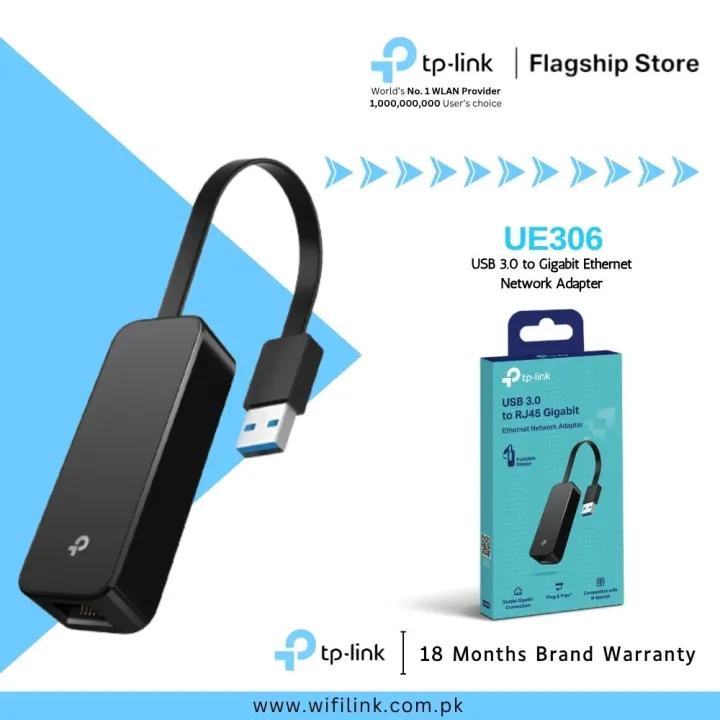 TP-Link%20USB%203.0%20to%20RJ45%20UE306%20/%20UE300C%20Ethernet%20Network%20Gigabit%20Adapter%2010/100/1000Mbps%20-%2018%20Months%20Brand%20Warranty%20-%20Image%202
