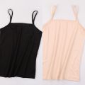 Pack of 2 Camisole for Teenage Girls & Ladies Vest Undergarment Pure Cotton Women's Vest Stretchable Shameez Tank Tops. 