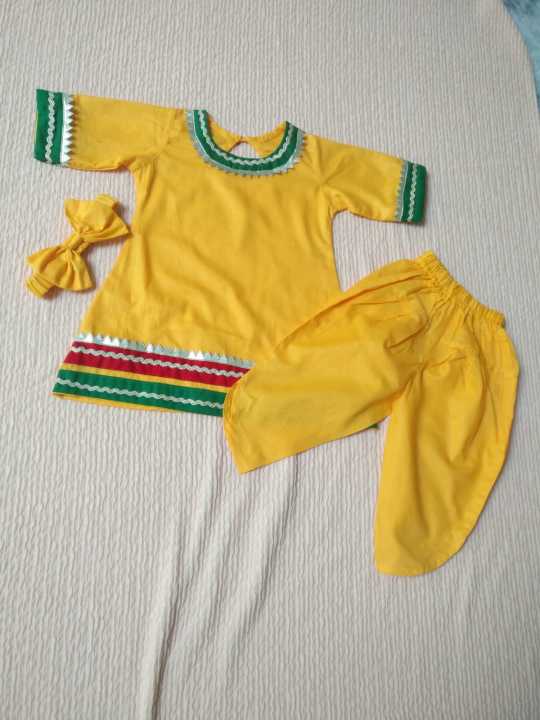 cotton%20baby%20girl%20dress%20set%20for%20newborns%203peice%20suit%20-%20Image%203