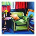 canvas board 8x8 inches art painting. 