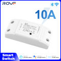 ROVF - WiFi Smart Switch - 10A controller - Timer Breaker Control - Work for Alexa Google Home. 