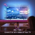 Govee Smart LED Strip Lights for Bedroom, 5M/16.4ft WiFi LED Strip Lighting Work with Alexa Google Assistant, 16 Million Colors with App Control and Music Sync LED Lights for Party, 1 Roll of 16.4ft. 