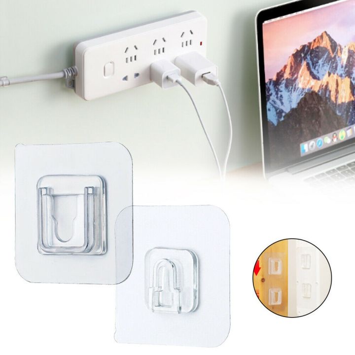 8Pair%20(16PCs)%20Double-Sided%20Adhesive%20Wall%20Hooks,%20Heavy%20Duty%20Clear%20Sticky%20Hooks%20for%20Bathroom,%20Kitchen,%20and%20Home%20Organization,%20No%20Scratch,%20Waterproof,%20Oilproof%20-%20Image%203