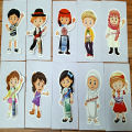 Kids Eidi Tuck Card with Envelope - Eidi Card with Envelope - Random Multi Character - Best for Biys & Girls - Art#  DB - E-Card-0001. 