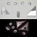 Pcs Chrome Rear Window Trims for Toyota Land Cruiser Prado Fj 150 Accessories. 