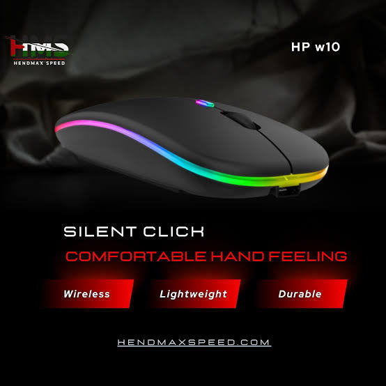 HP%20W10%20Wireless%20RGB%20Bluetooth,%20Wireless,%20Rechargeable%20Slim%20Mouse%20-%20Image%202