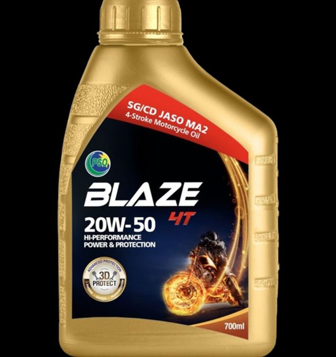 PSO ENGINE OIL BLAZE 4T 20W-50 "100% اوریجنل"