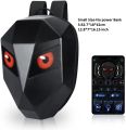 LED  Light Bag  with Eye Motorcycle Bluetooth APP Control Waterproof Hard Shell Laptops Bags LED. 