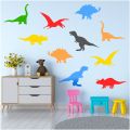 Pack of 12 Dinosaur Reusable Stencil For wall Painting Art DIY Home Decor, Album Crafts and Canvas. 