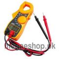 Digital Clamp Meter Electronic Tester Pocket Clamping Meter for Measuring AC/DC Voltage, AC Current, Resistance, Data Hold & Overload Protection. 