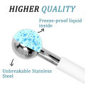 1PC Ice Roller for Face Stainless Steel Face Globes Ball Hot/Cold Cosmetics Beauty Salon Massager Face Neck Beauty Care Tool. 