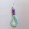 Adjustable Lanyard Strap Patterned Keychain Holder Hanging Trousers Keychain Fluorescent Keychain Lanyard Colorful Bag Lanyard. 